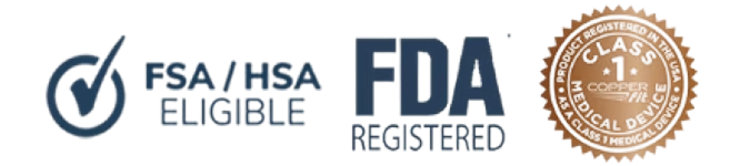 FSA/HSA eligible, FDA registered