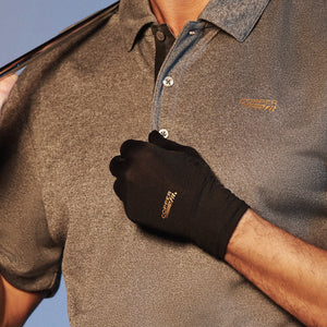 Full-finger compression glove that uses Smart Touch-Screen Technology so you can use your devices without removing your gloves.