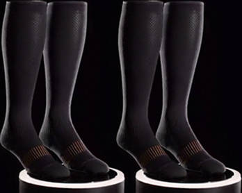 Man wearing Copper Fit® Energy Socks before a jog