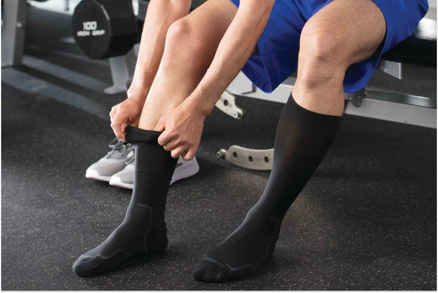 Easy-On Compression Socks for the Elderly - Copper Fit