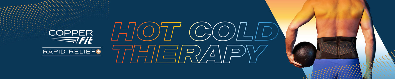 COPPER FIT Unisex Adult Rapid Relief Back LUMBAR Support Brace