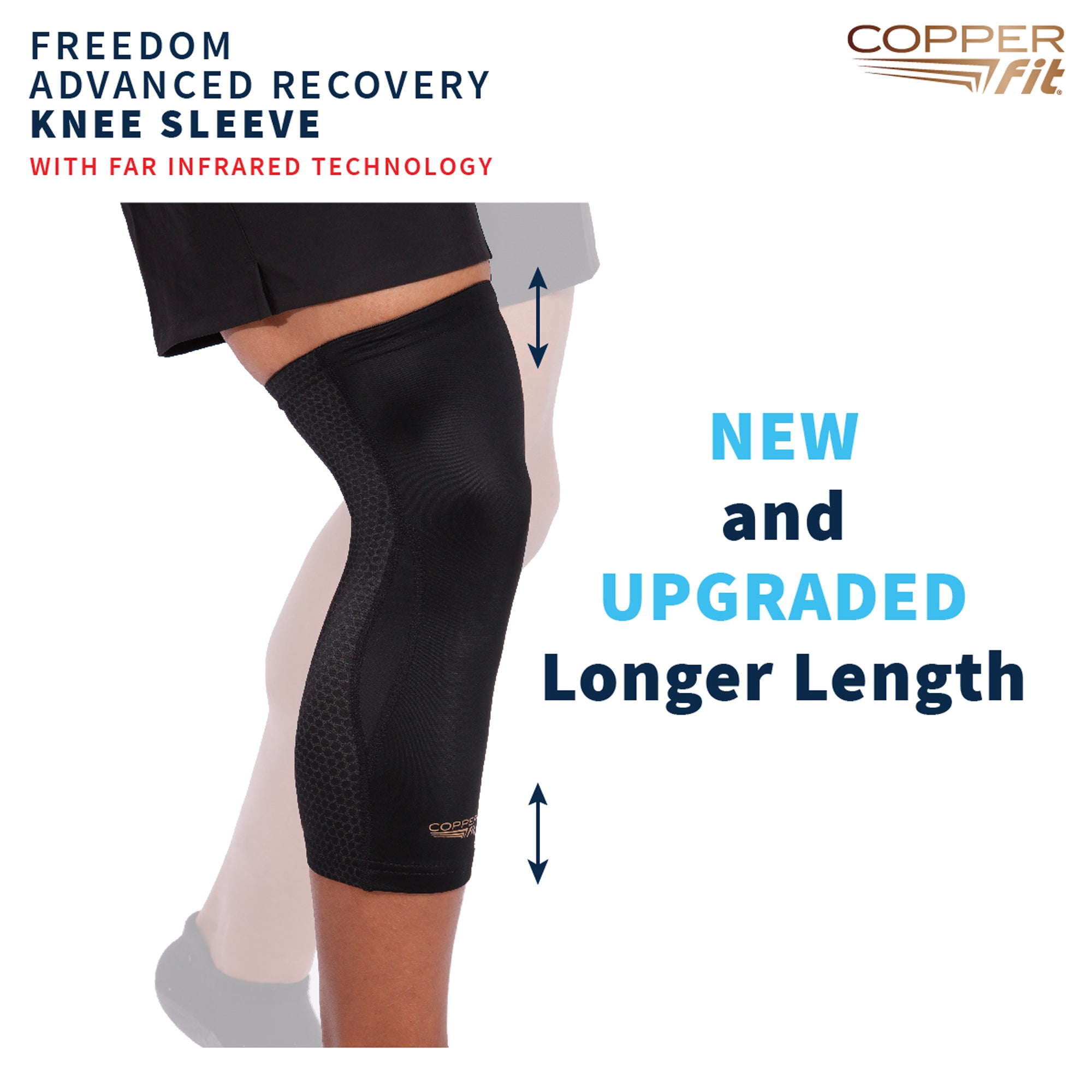 Copper Fit Recovery Knee Compression Sleeve
