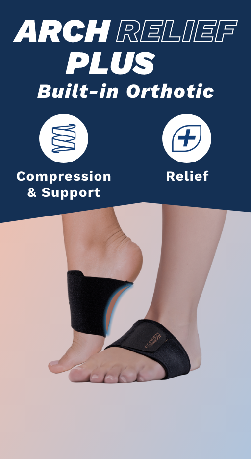 Padded Arch Support - Copper-Infused w/ Adjustable Fit Strap – Copper  Compression