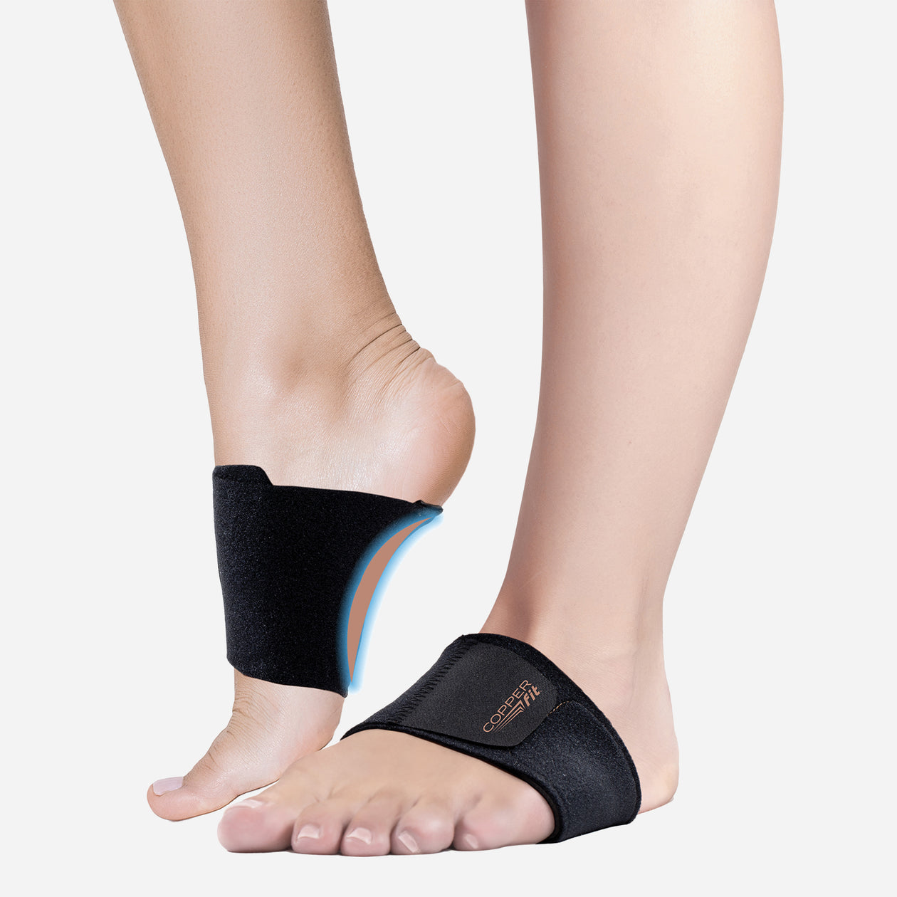 Arch Relief Plus: Arch Support Compression Bands - Copper Fit