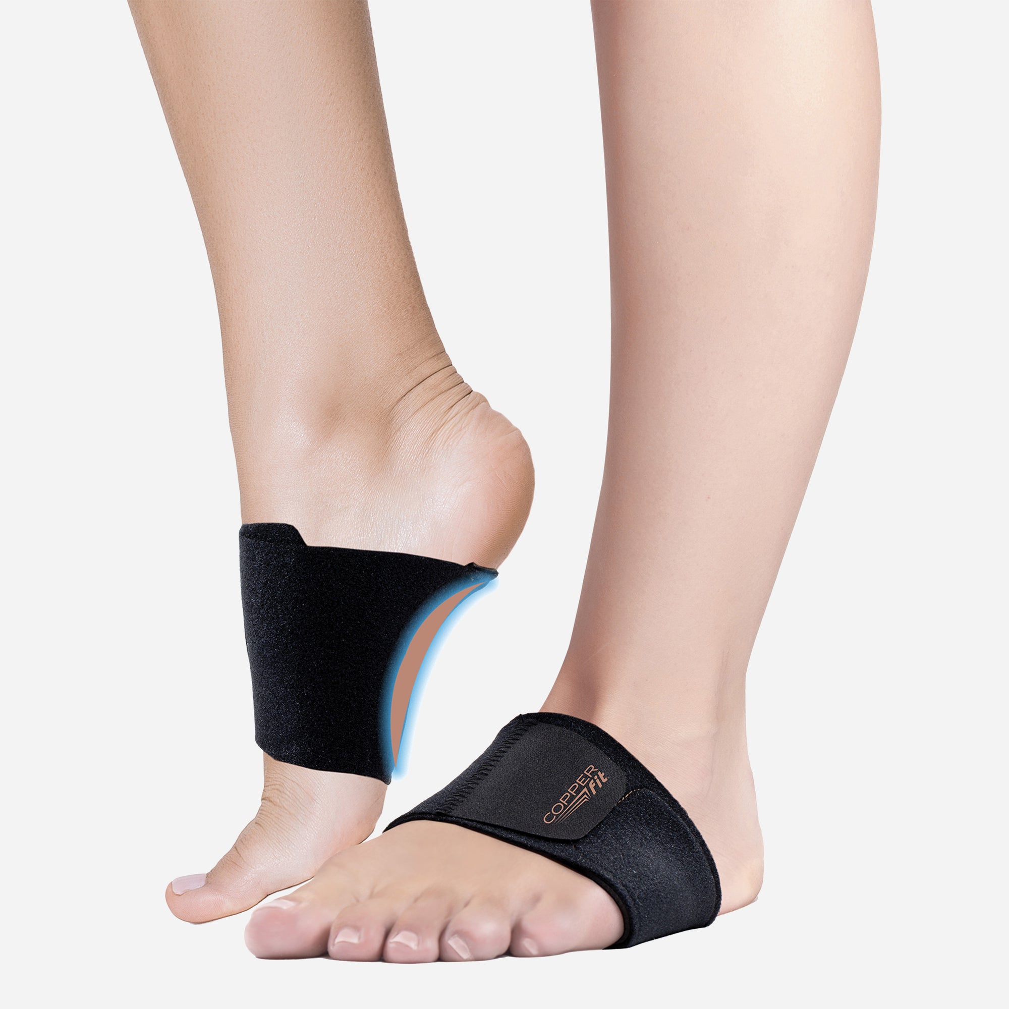 Arch Relief Plus Arch Support Compression Bands Copper Fit