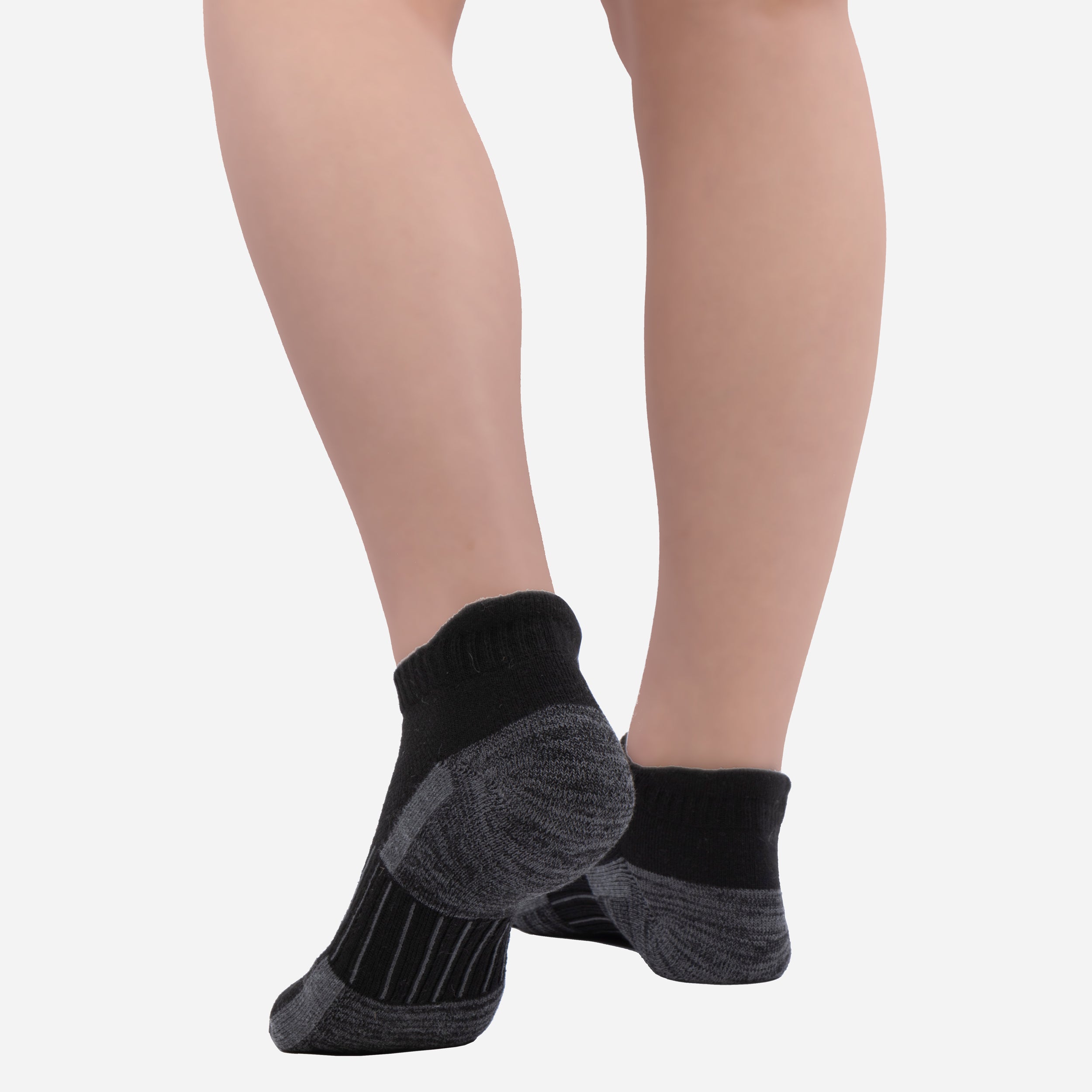 Ankle Length Sport Socks with Arch Compression - Copper Fit