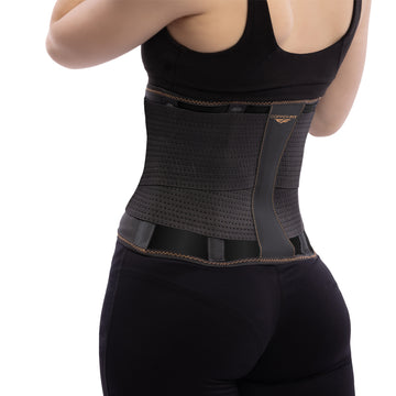 Breathable & Light Lower Back Brace Waist Trainer Belt Lumbar Support  Corset Posture Recovery & Pain Relief Waist Trimmer Ab Belt Exercise  Adjustable