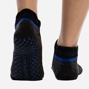 Cushioned Gripper Socks with Arch Compression - Copper Fit