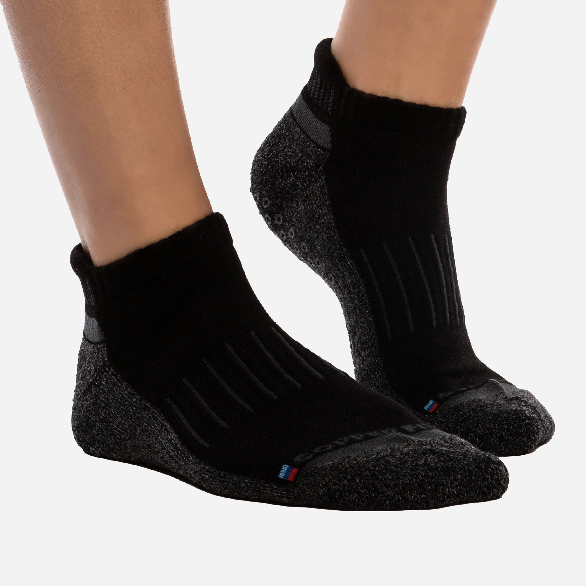 Cushioned Gripper Socks with Arch Compression Copper Fit