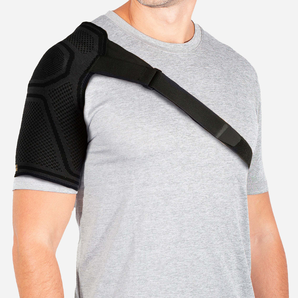  BraceAbility Shoulder Support Brace - Copper Arm