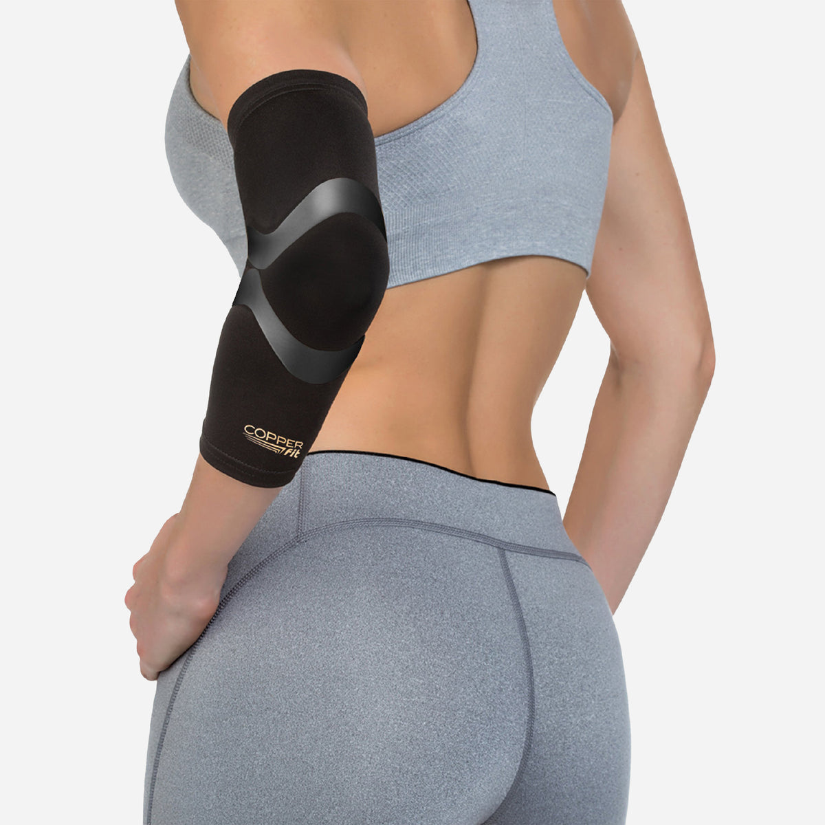 Copper Compression Elbow Brace and Tennis Elbow Sleeve for Women
