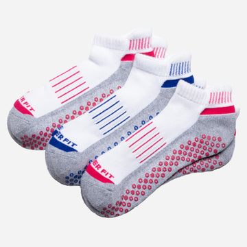 Gripperz Kids Grip Socks, Non Slip Ankle Socks