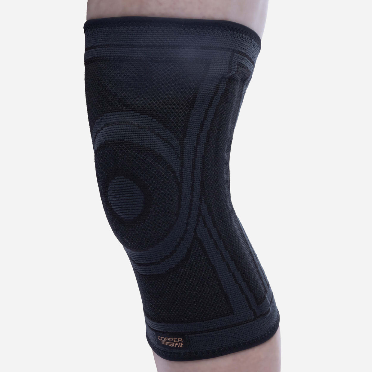 Copper Fit Freedom Knee Sleeve 2 Packs, Copper Infused Compression (Large)