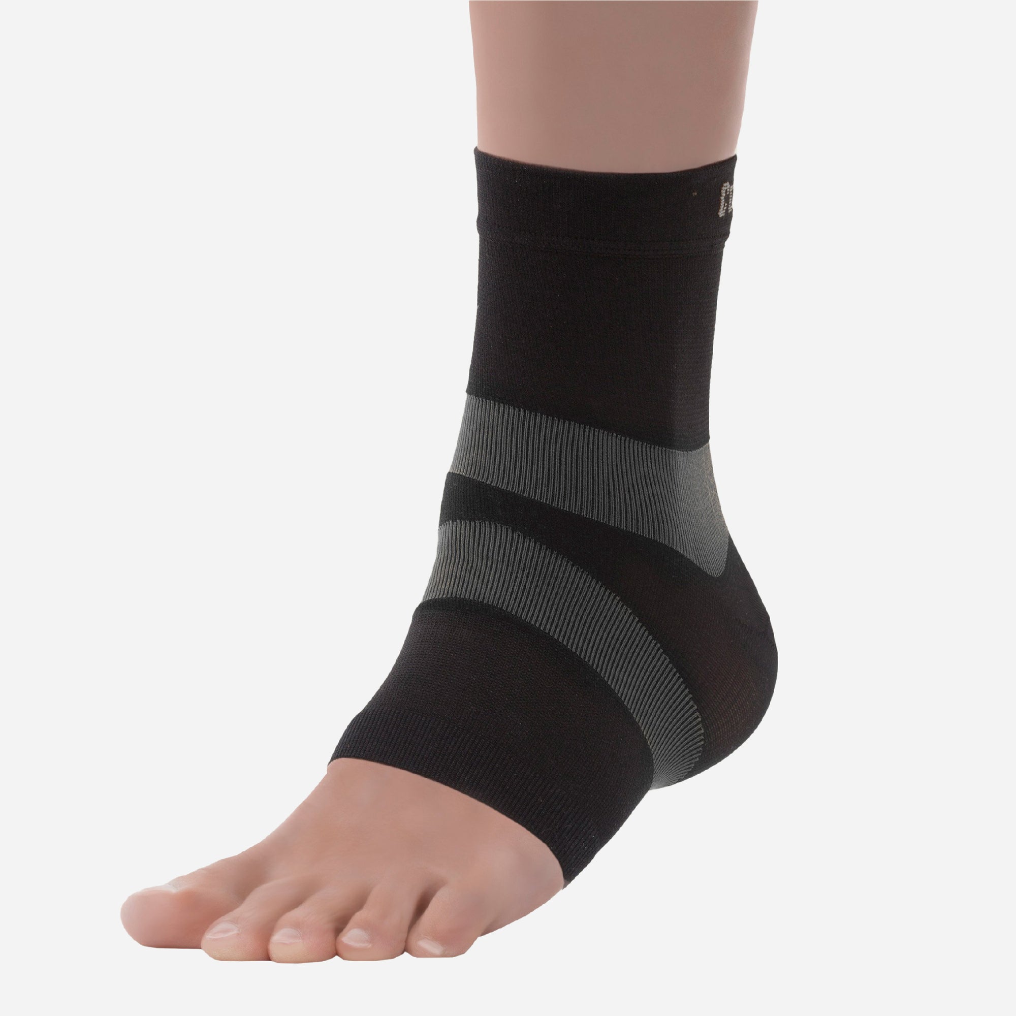 Ankle Compression Sleeve with Kinesiology Bands Copper Fit