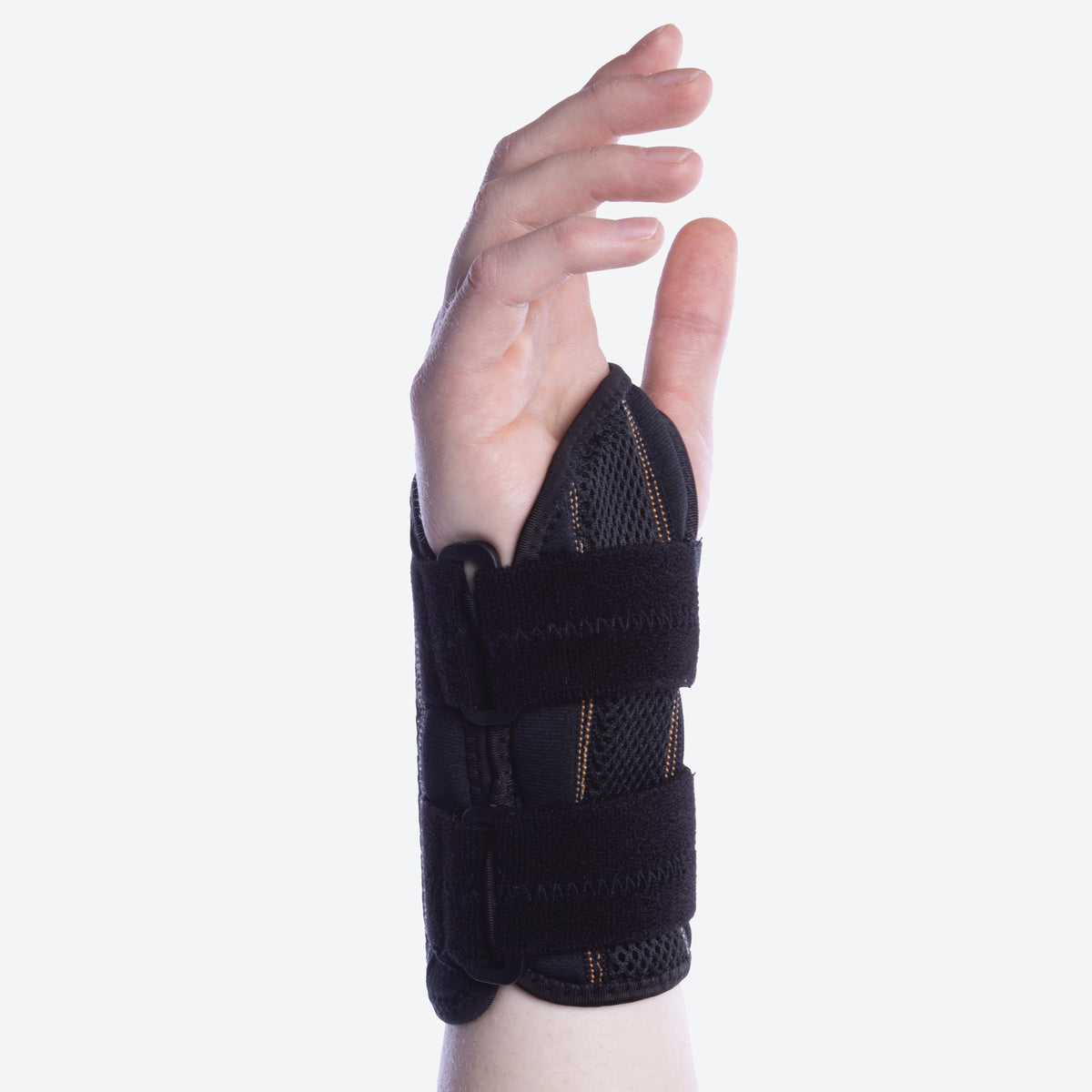 Equate Adjustable Copper Infused Wrist Splint Support, Black, One Size,  Fits Left or Right
