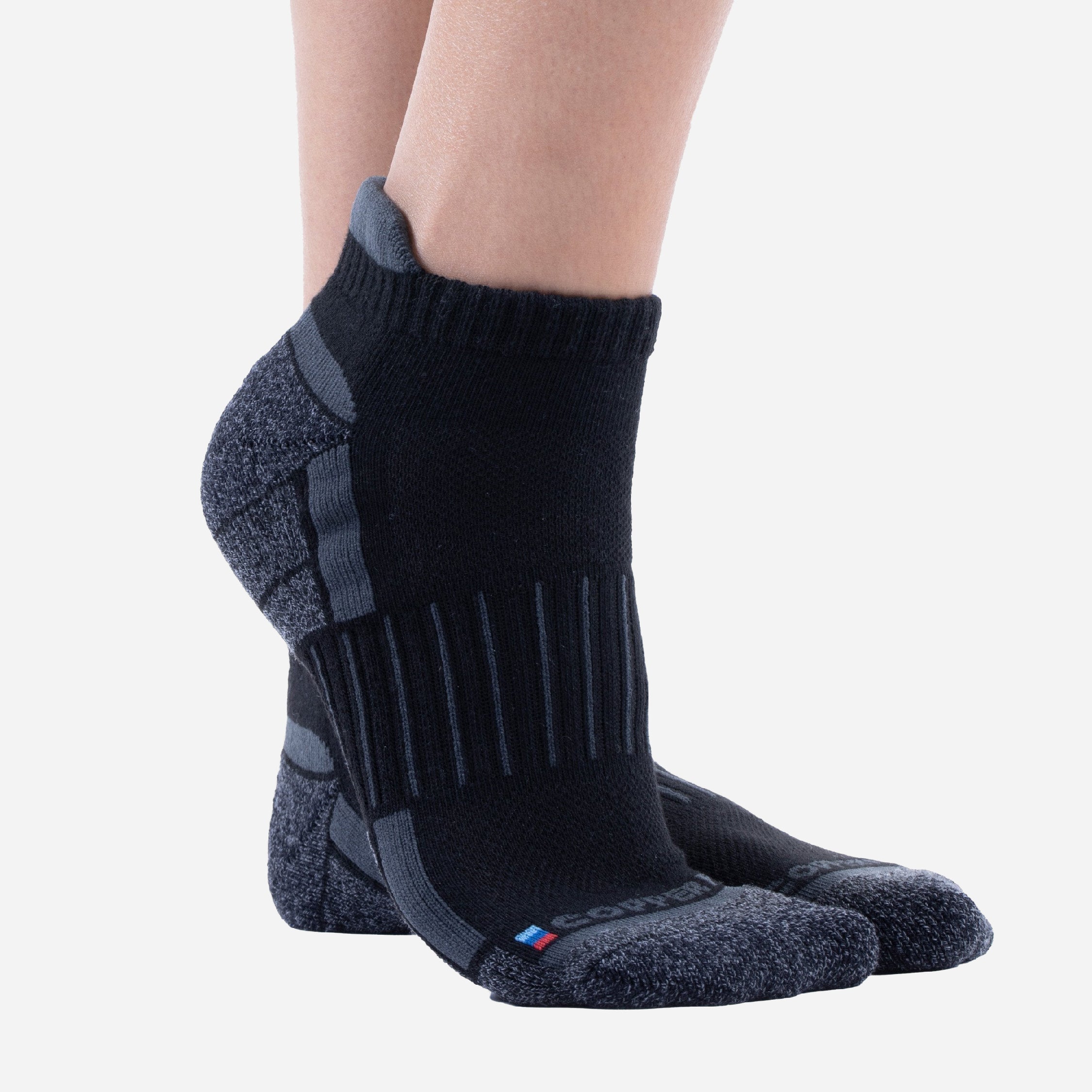 Cushioned Ankle Length Tab Socks Arch Support Copper Fit