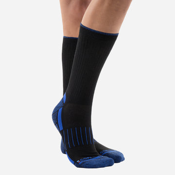 Cushioned Crew Socks with Arch Compression - Copper Fit